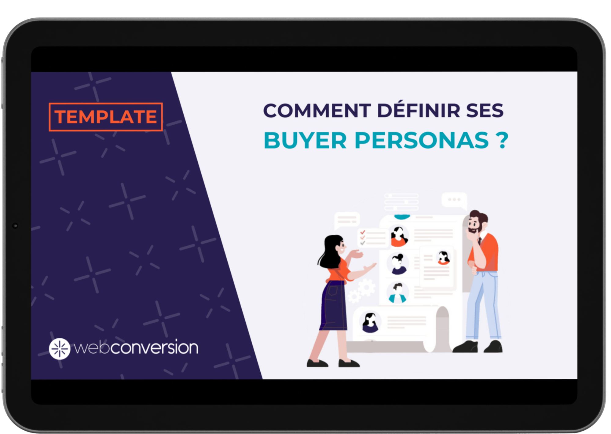 Template buyer personna mockup png